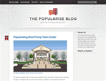 Tablet Screenshot of blog.popularise.com